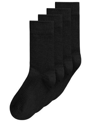MELA Gerippte Socken 4er Pack