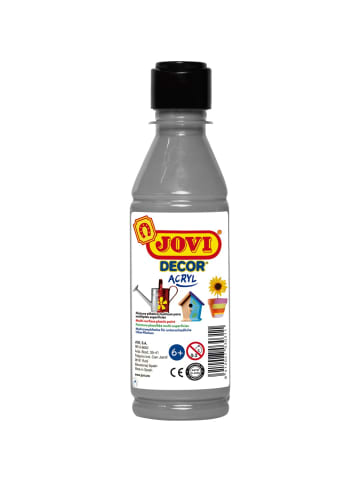 Jovi DECOR ACRYL Mehrzweckfarben 250 ml Flasche, silber