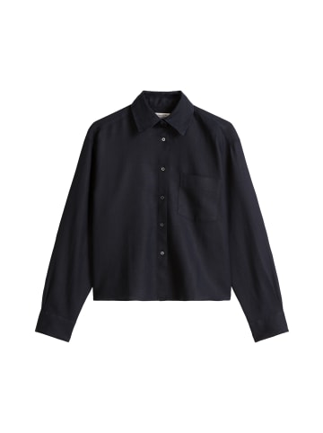 Marc O'Polo Leinenbluse regular in Deep Night Blue