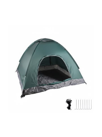 relaxdays Popup Strandzelt in Grün - (B)200 x (H)135 x (T)200 cm