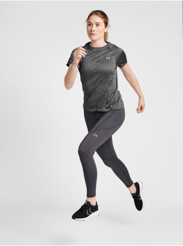 Newline T-Shirt Raglanärmel Women Running Damen in FORGED IRON MELANGE