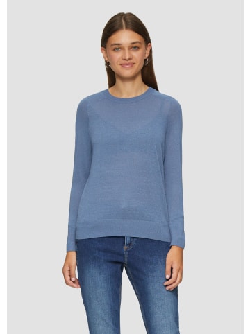 QS Strickpullover in 5414_blau