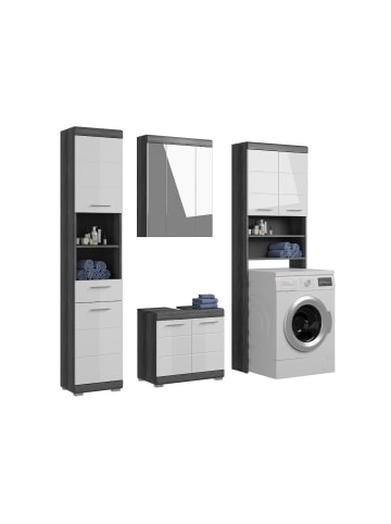 ebuy24 Badmöbelset Scout (4-teilig) Weiß 190 x 34 cm