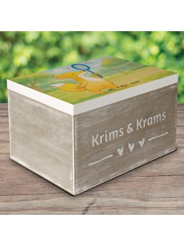 Mr. & Mrs. Panda Aufbewahrungsbox Fuchs Federball spielen Design... in Weiß