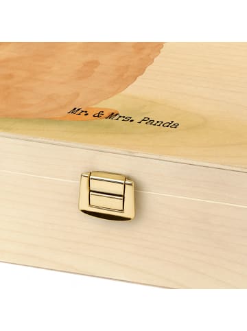 Mr. & Mrs. Panda Teebeutel Aufbewahrung Alpaka Fahne Design mit ... in Weiß