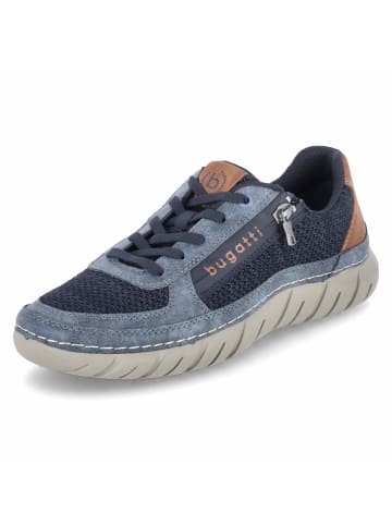 Bugatti Schnürhalbschuh in blau