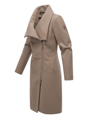 Navahoo Kurzmantel Samtrose 14 in Taupe Grey