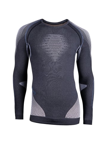 UYN Unterhemd M EVOLUTYON UW SHIRT LONG SLEEVE MELANGE in Anthrazit