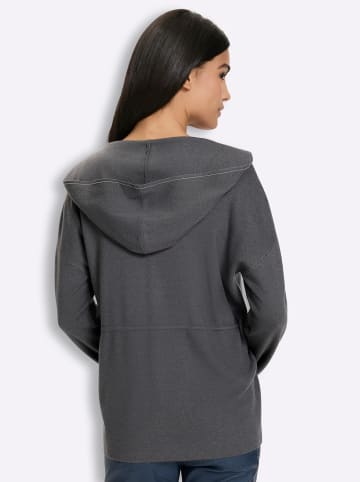 Heine Strickjacke in anthrazit-meliert