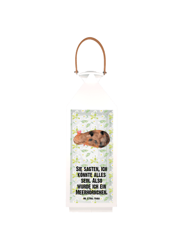 Mr. & Mrs. Panda Windlicht Einhorn Meerschweinchen mit Spruch in Transparent