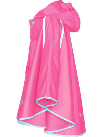 Playshoes Regenponcho faltbar in Pink