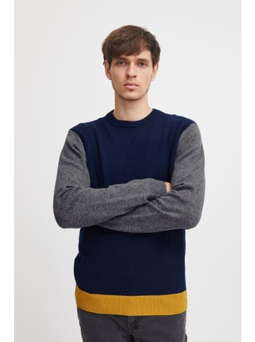 CASUAL FRIDAY Strickpullover CFKarl crew lambswool knit in Blau