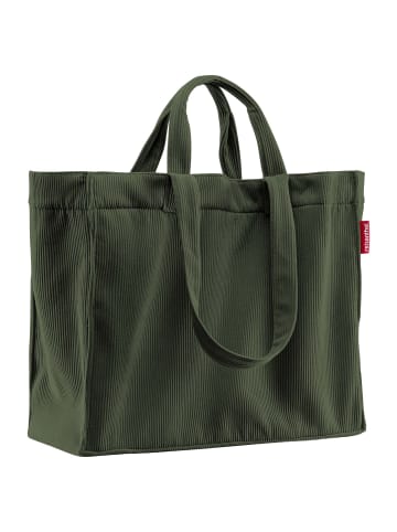 Reisenthel Softshopper - Shopper 47 cm (teddy sand) in cord dark matcha