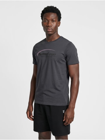 Hummel T-Shirt Hmlpulse Lebensstil Herren in EBONY2
