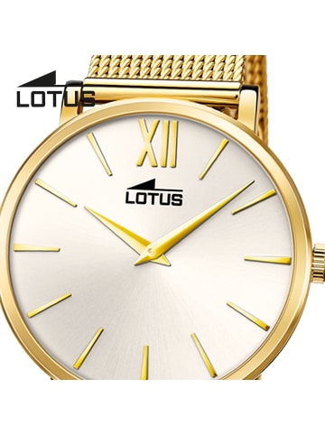 Lotus Analog-Armbanduhr Lotus Minimalist gold mittel (ca. 34mm)