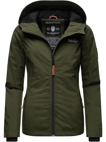 Marikoo Übergangsjacke Brombeere in Olive