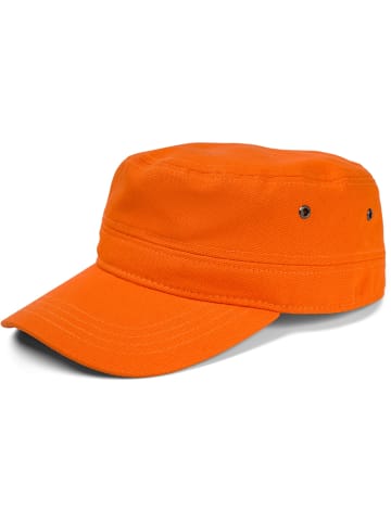 styleBREAKER Military Cap in Orange