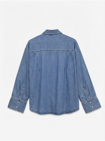 Vero Moda Jeanshemd in Medium Blue Denim