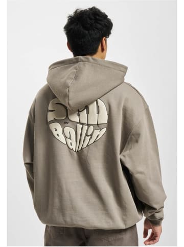 DEF Hoodie "Hoody Heart" in Braun