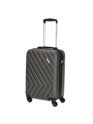 PAKLITE Quick - 4-Rollen-Kabinentrolley S 55 cm (grau/anthrazit) in grau/anthrazit