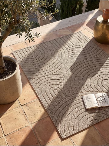 KADIMA DESIGN Teppich flachgewebt Geometrisch flachgewebt pflegeleicht Wohnzimmer in Natur