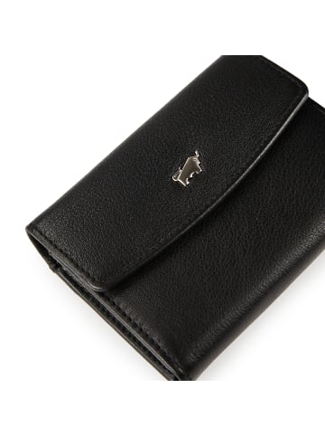 Braun Büffel Joy Geldbörse RFID Schutz Leder 10.5 cm black
