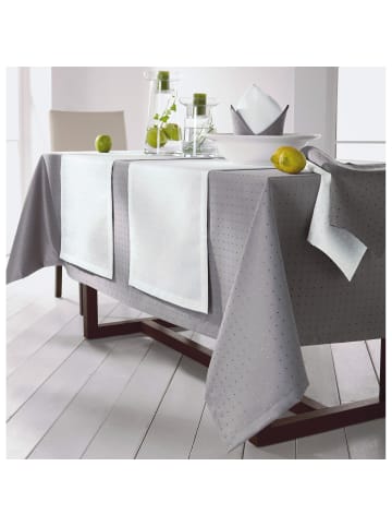 Curt Bauer Jacquard, Baumwollmischung Tischläufer Petito in silber