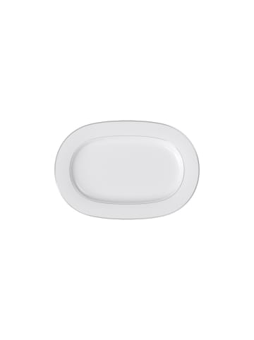 Villeroy & Boch Platte oval Anmut Platinum No.1 in weiß
