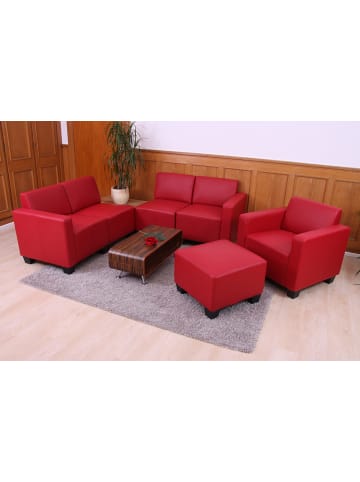 MCW Modular Sofa-System Moncalieri 3-1-1-1, Rot