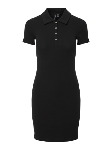 Pieces Midikleid in Black