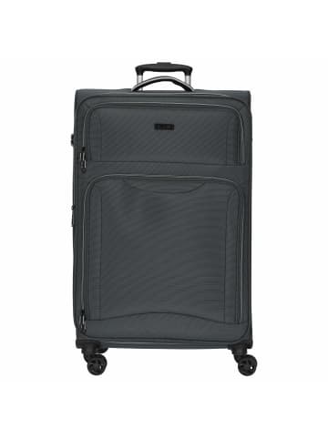 D&N Travel Line 9204 - 4-Rollen-Trolley L 76 cm in grau