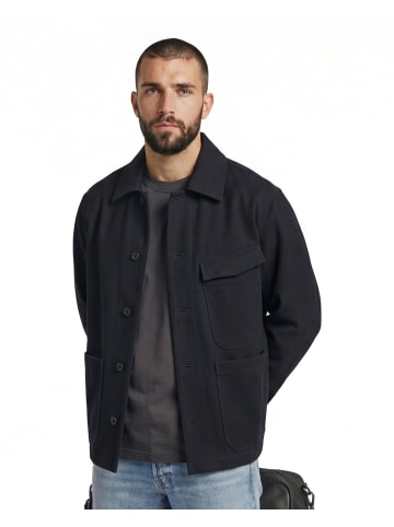 G-Star Raw Flannel Chore Jacke dk legion blue