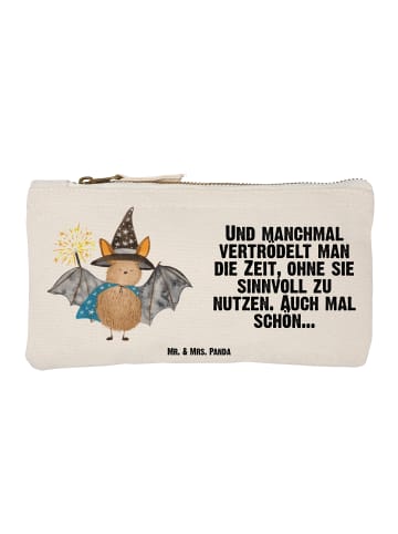 Mr. & Mrs. Panda Federmäppchen Fledermaus Zauberer mit Spruch in Weiß