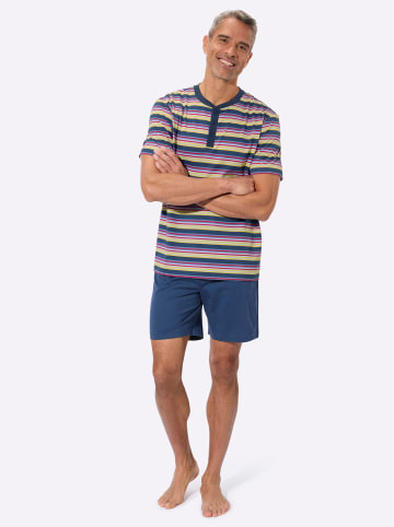 Sieh an! Shorty in dunkelblau-geringelt