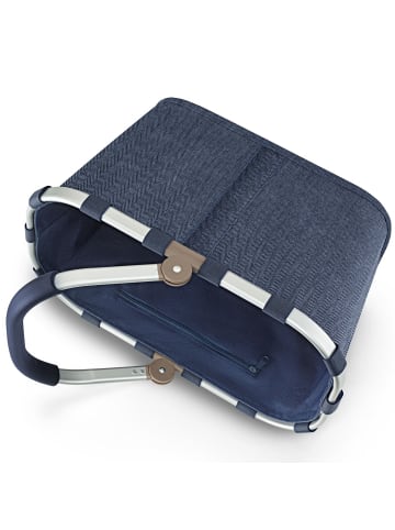 Reisenthel Carrybag Einkaufstasche 48 cm in herringbone dark blue