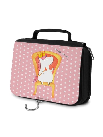 Mr. & Mrs. Panda Waschtasche Einhorn Prinzessin ohne Spruch in Rot Pastell