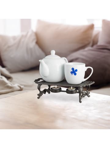 relaxdays Warmhalteplatte Antik in Braun