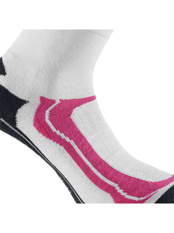 Rohner Socken 2er Pack in Weiß/Pink