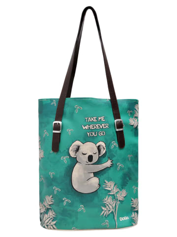 Dogo Tall Bag Umhängetasche - Koala hug in Grün