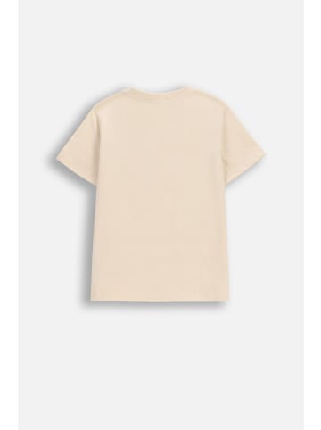 Coccodrillo T-shirt mit kurzen Ärmeln in ecru