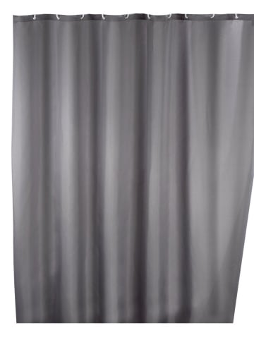 Wenko Duschvorhang Textil grau in Grau, (B) 180 x (H) 200 cm