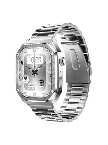 Maxcom Smartwatch FW65 Iron S 1,69-Zoll-TFT-Display, IP68 Silber in Silber