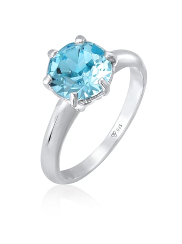 Elli Ring 925 Sterling Silber in Blau