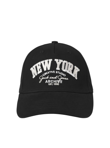 Jack & Jones Baseball Cap in Black
