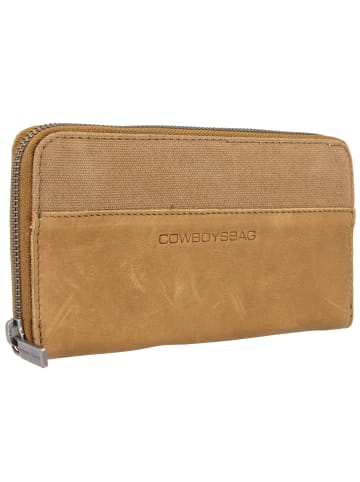 Cowboysbag Llanes Geldbörse Leder 20,5 cm in olive