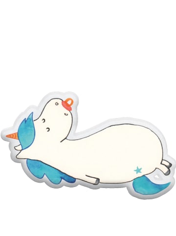 Mr. & Mrs. Panda Dekokissen Einhorn Schnuller ohne Spruch in Weiß