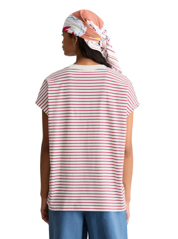 Marc O'Polo DENIM Streifen-T-Shirt relaxed in Dark Red