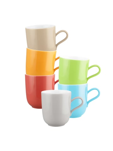 Seltmann Weiden 6er Set Henkelbecher Liberty Pure Colors 400 ml in Mixed