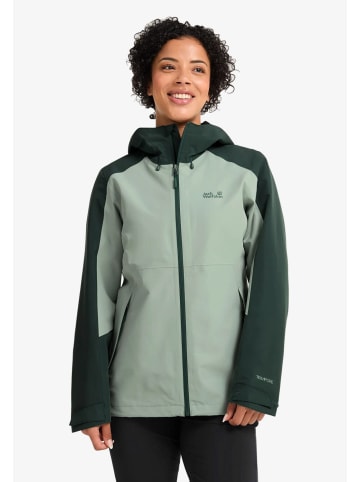 Jack Wolfskin Regenjacke in grün