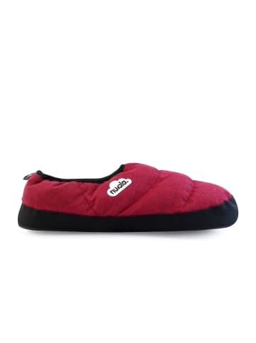 nuvola Hausschuhe "Marbled Chill" in Granatrot